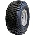 Sutong Tire Resources Hi-Run Lawn/Garden Tire Assembly 20X8.00-8 2PR SU05 GRY White Solid Wheel Zerk Metal Bushing 3/4"ID ASB1193